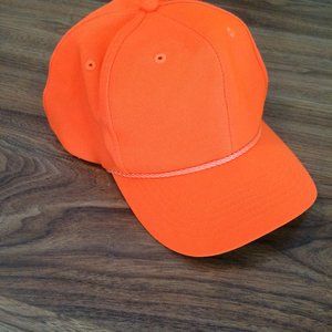 Orange ball cap baseball cap snapback cap